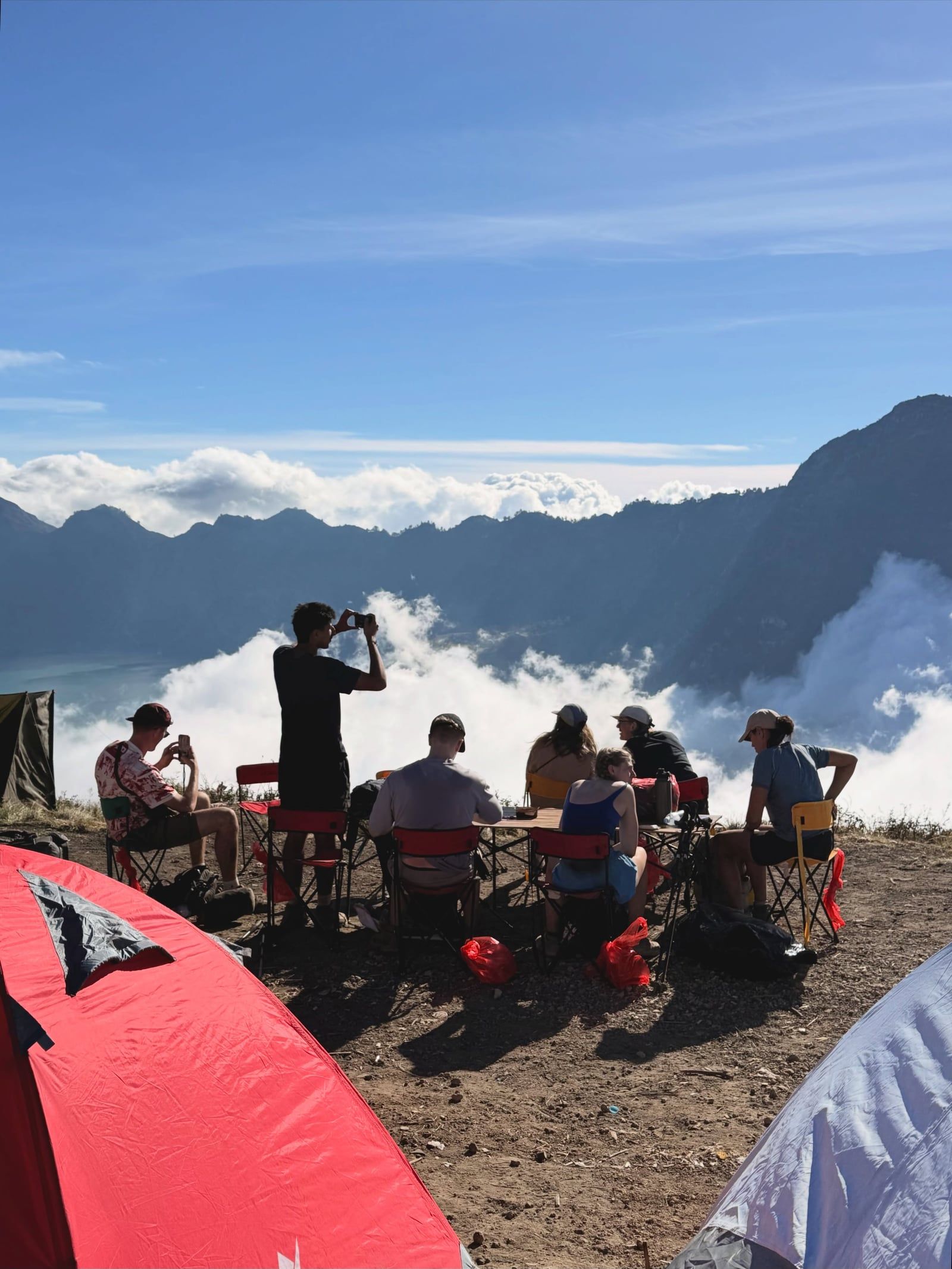 Mount Rinjani tour visitor photo